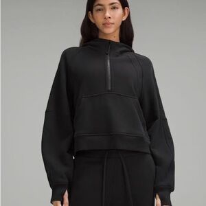 lululemon athletica Black Scuba Oversized Half-Zip Hoodie